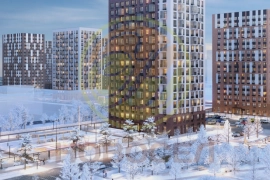 Продается трехкомнатная квартира в новостройке Москвы.