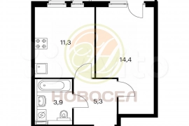 1-к. квартира, 35,8 м², 10/13 эт. на продажу в Калуге | Купить квартиру | Авито