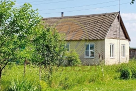 Дом 53 м2 с участком 25 соток, деревня Каменка, Мещовский район