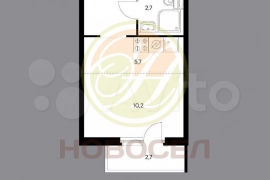 Квартира-студия, 24,3 м², 11/13 эт.