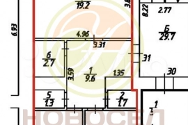 2-к. квартира, 58,3 м², 7/9 эт.