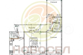 3-к. квартира, 74,2 м², 5/10 эт.