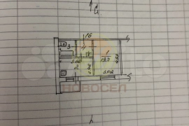 1-к. квартира, 30 м², 2/5 эт.