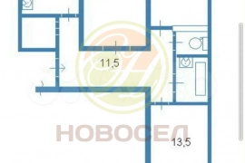 3-к. квартира, 65,5 м², 5/9 эт.