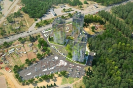 1-к. квартира, 44 м², 6/19 эт.
