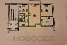 3-к. квартира, 50 м², 5/5 эт.