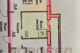 2-к. квартира, 56 м², 3/3 эт.