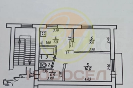 2-к. квартира, 42 м², 5/5 эт.