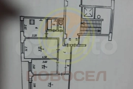 3-к. квартира, 62,8 м², 7/9 эт.
